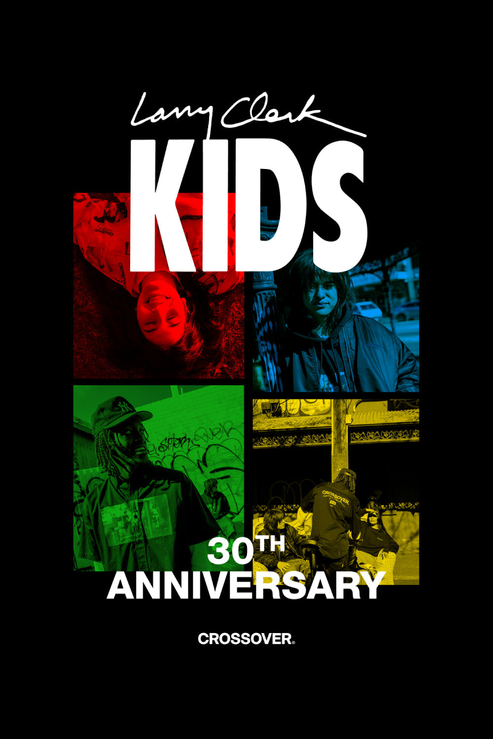 CROSSOVER® × KIDS by Larry Clark 30th Anniversary