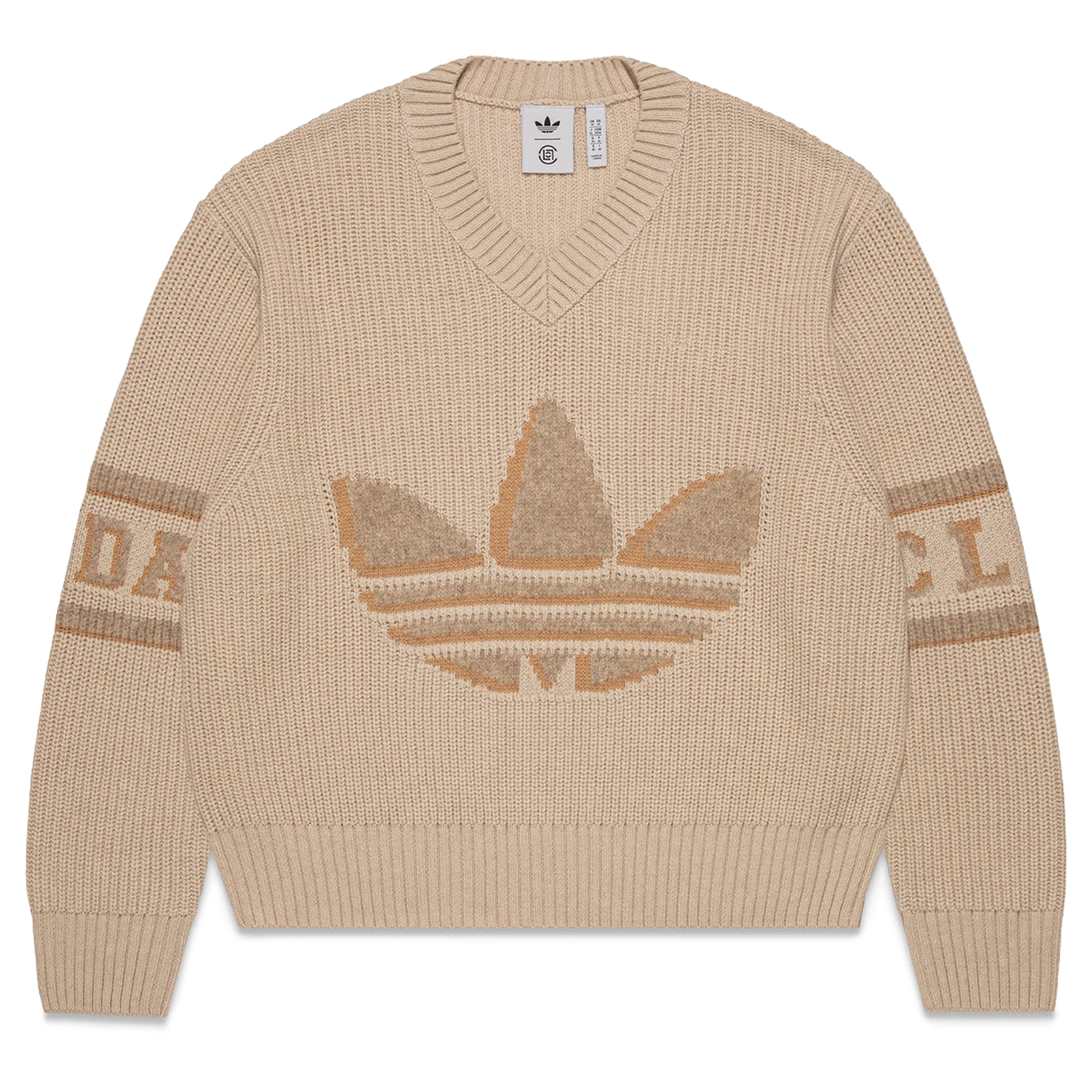 Adidas x CLOT by Edison Chen Knit Sweater | Warm Sandstone