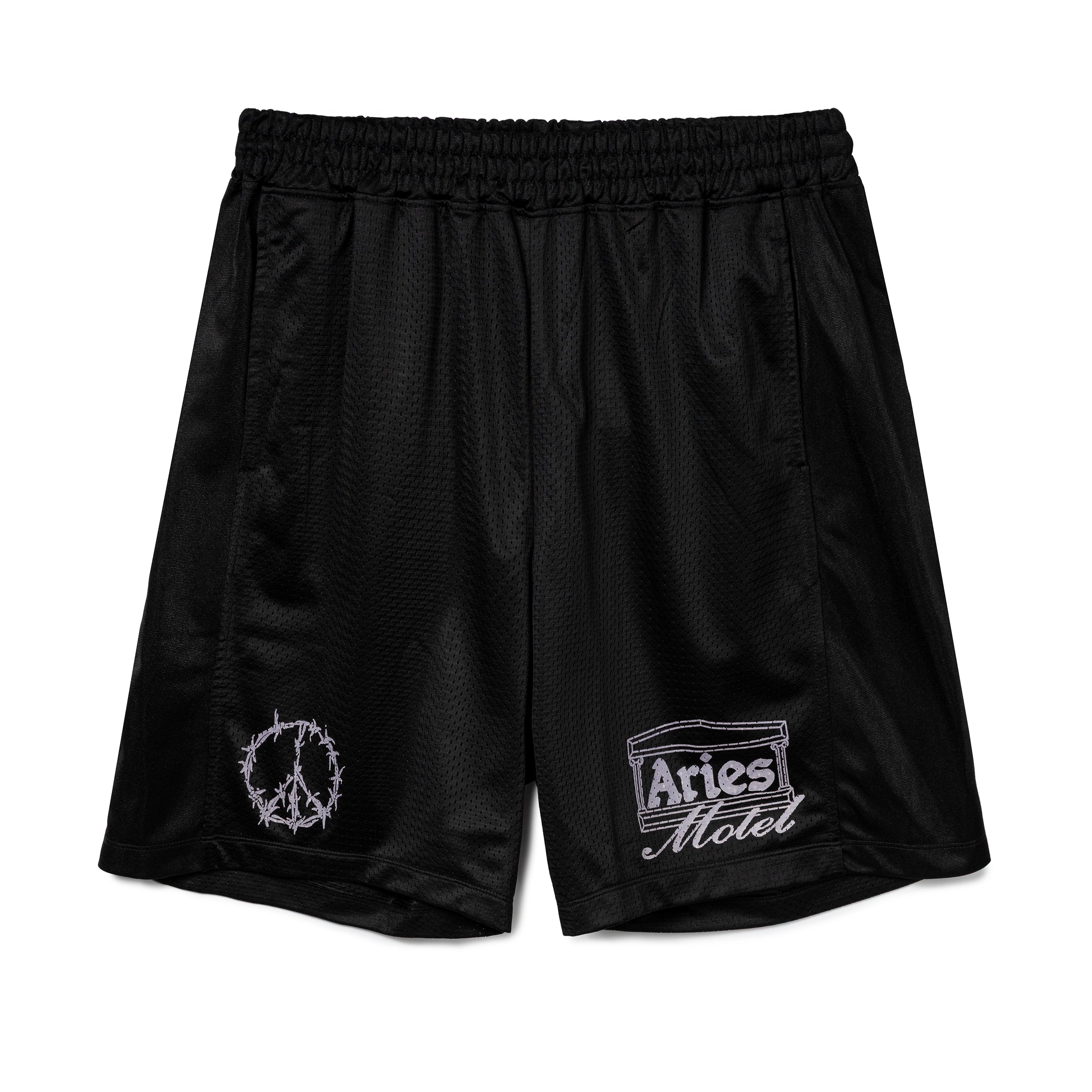パンツ Aries 25SS Ramscape Airtex Shorts AriesRamscapeAirtexShortsBlack