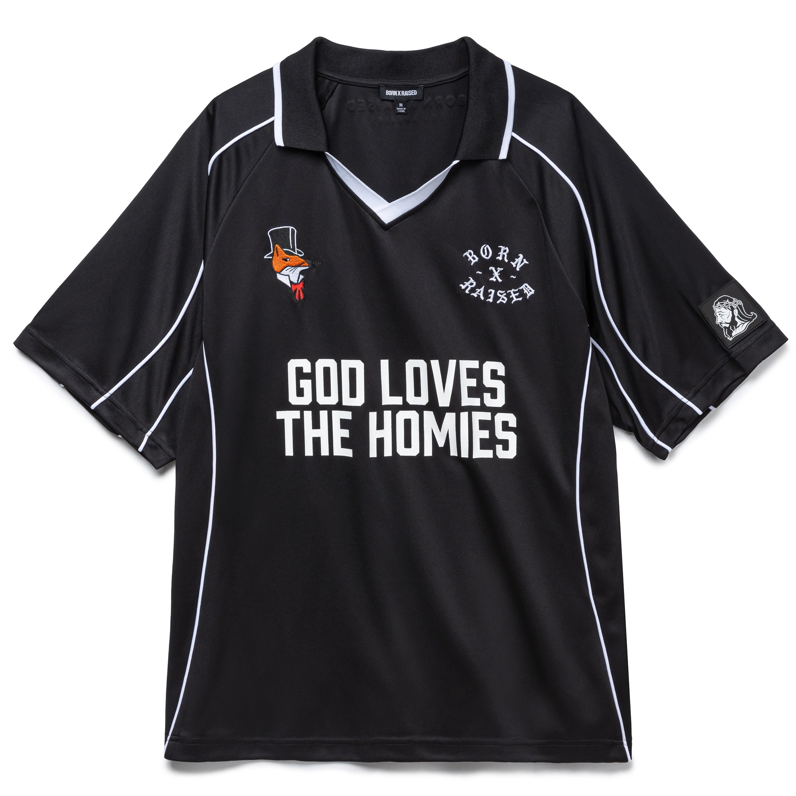 Born x Raised God Loves The Homies Jersey | Black