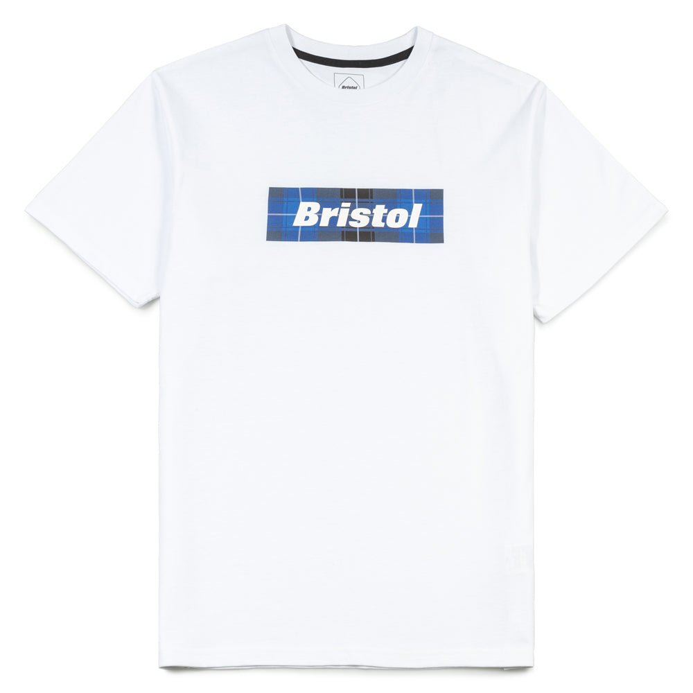 F.C.Real Bristol Box Logo Tee | White – CROSSOVER