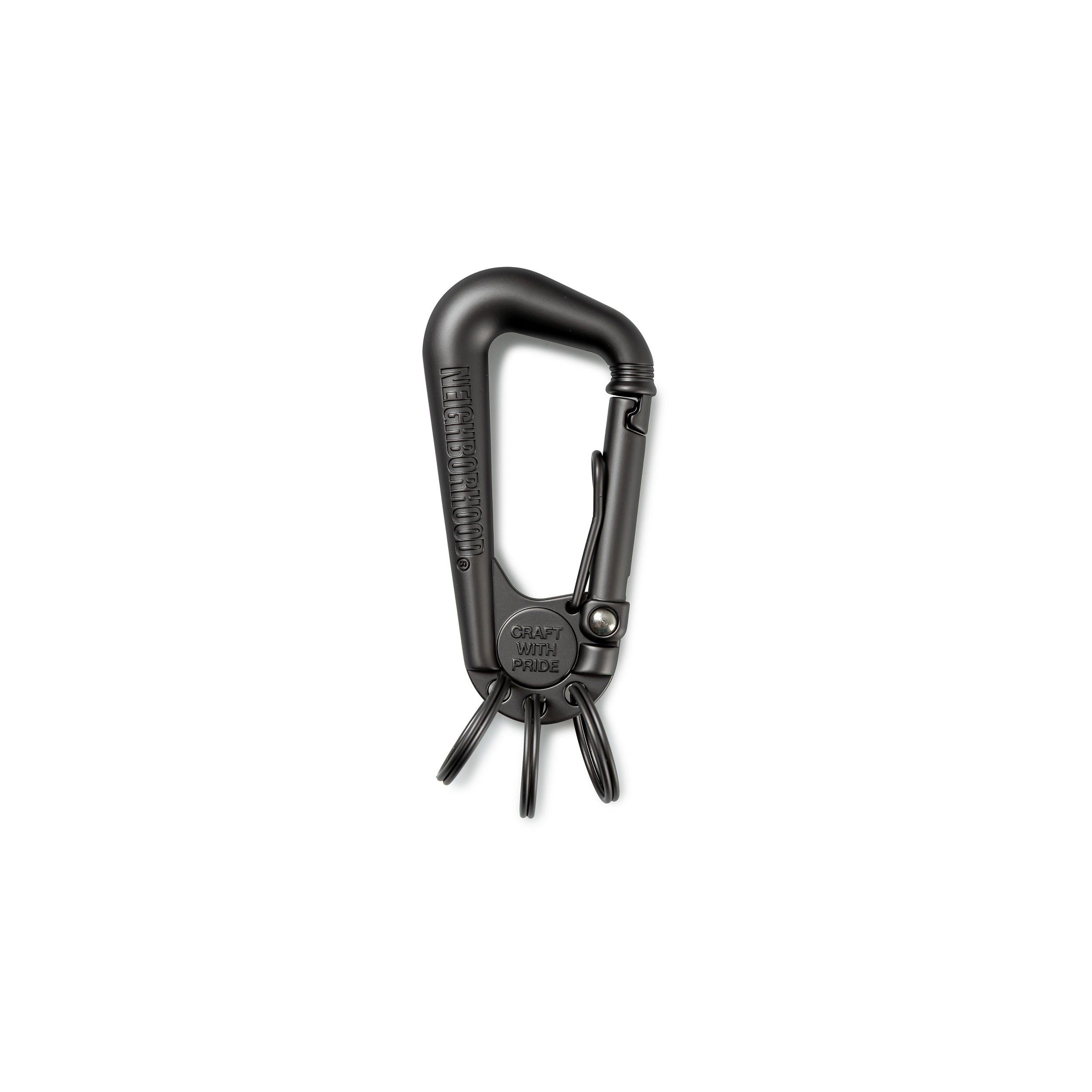 【新品】NEIGHBORHOOD CARABINER KEYHOLDER Neighborhood Carabiner Keyholder | Black