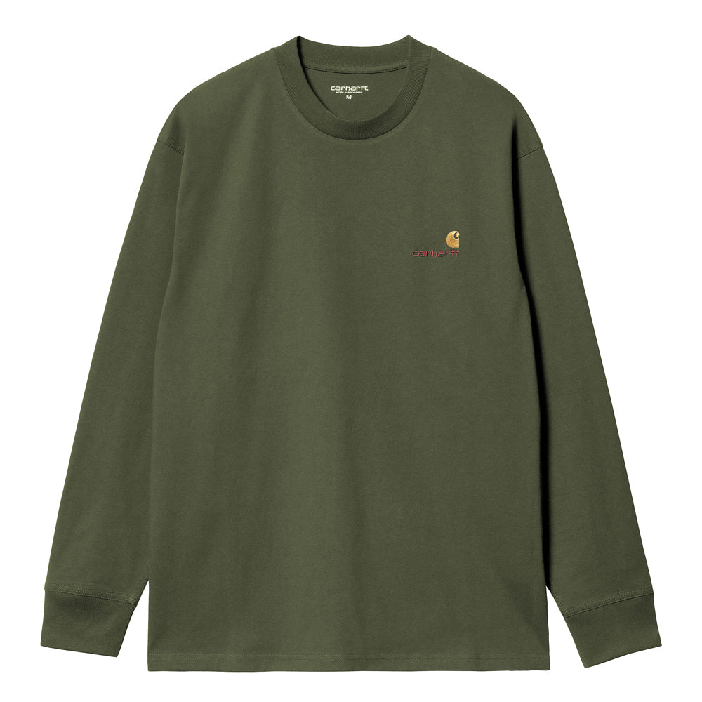 Carhartt WIP American Script L/S Tee | Tarragon