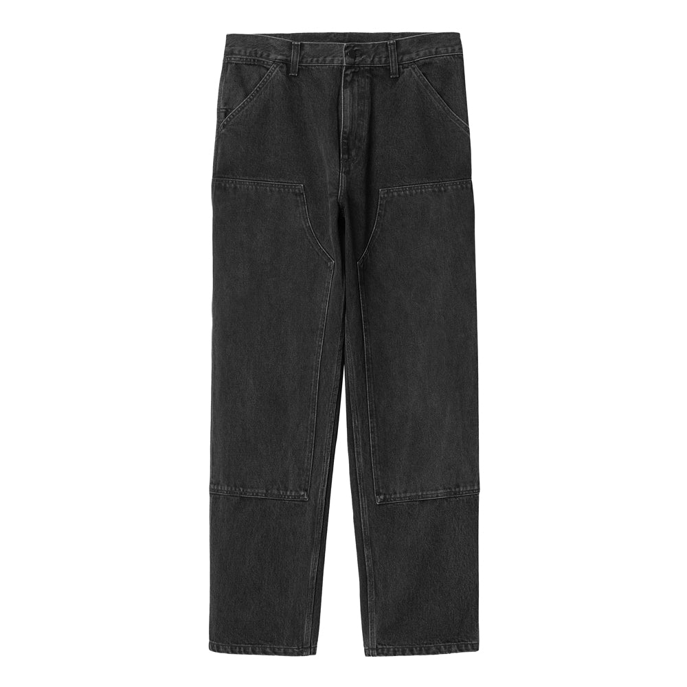 Carhartt WIP Double Knee Pant | Black (stone washed)