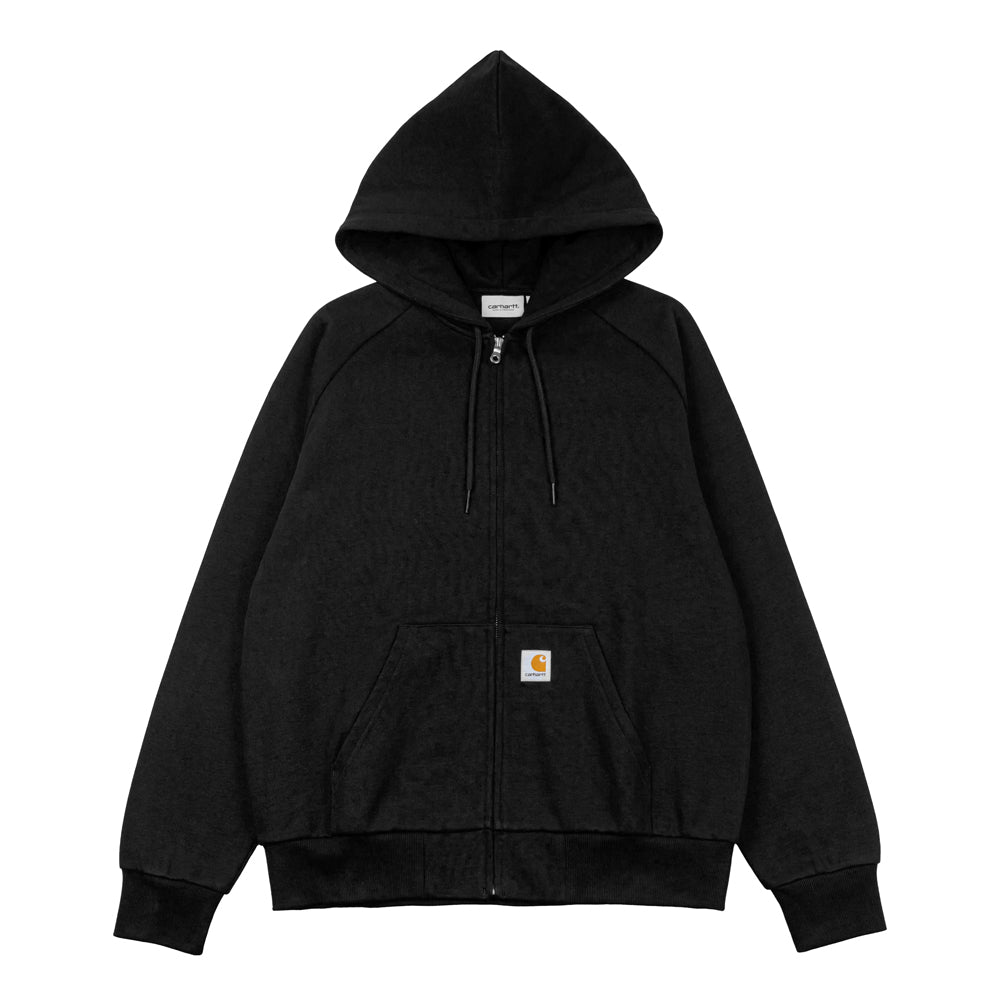 Carhartt WIP Hooded Square Label Jacket | Black