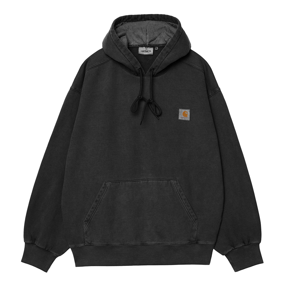 Carhartt WIP Hooded Vista Sweatshirt | Black (Garment dyed)