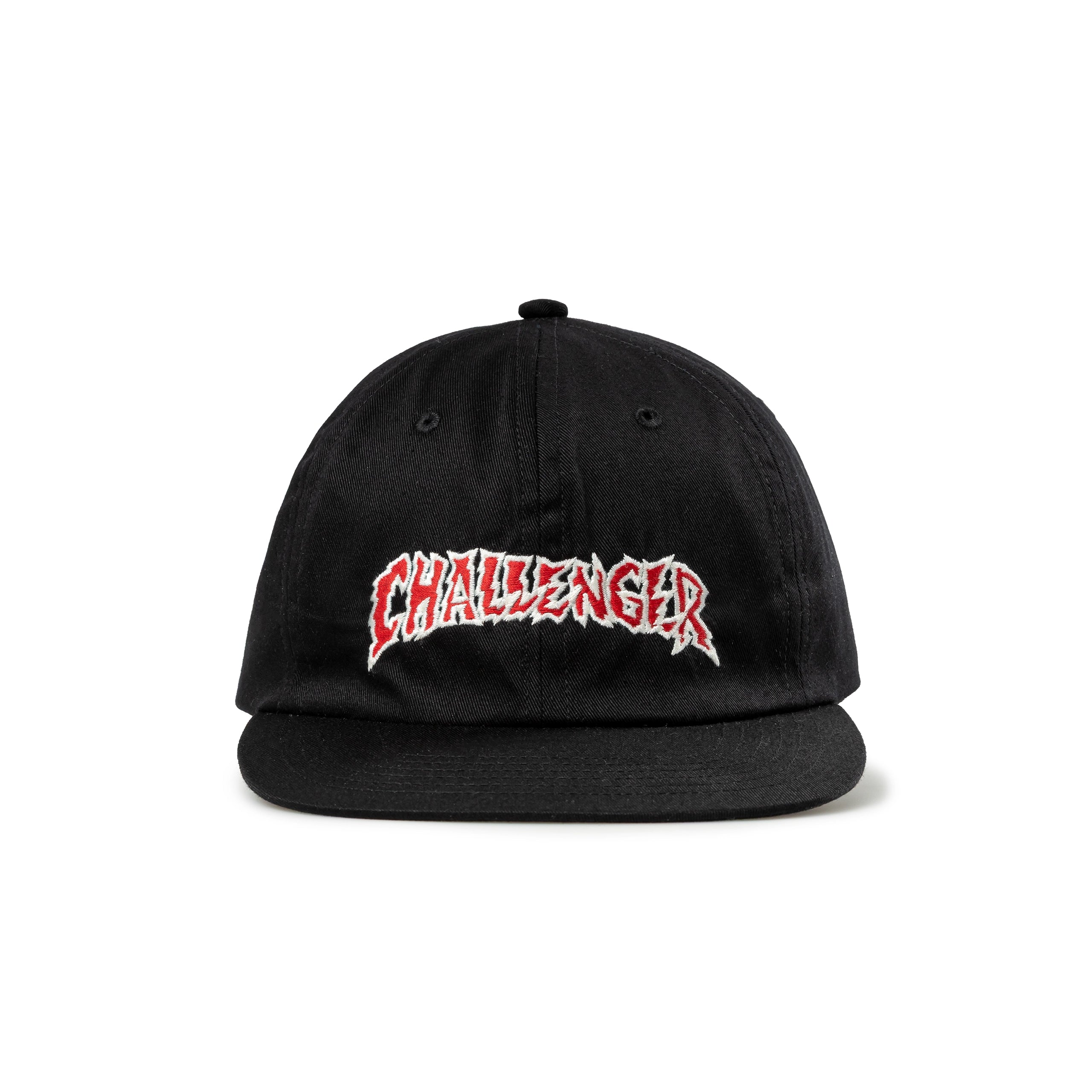 ✨新品✨CHALLENGER / CRASH LOGO CAP - Black- ChallengerCrashLogoCapBlack_1_