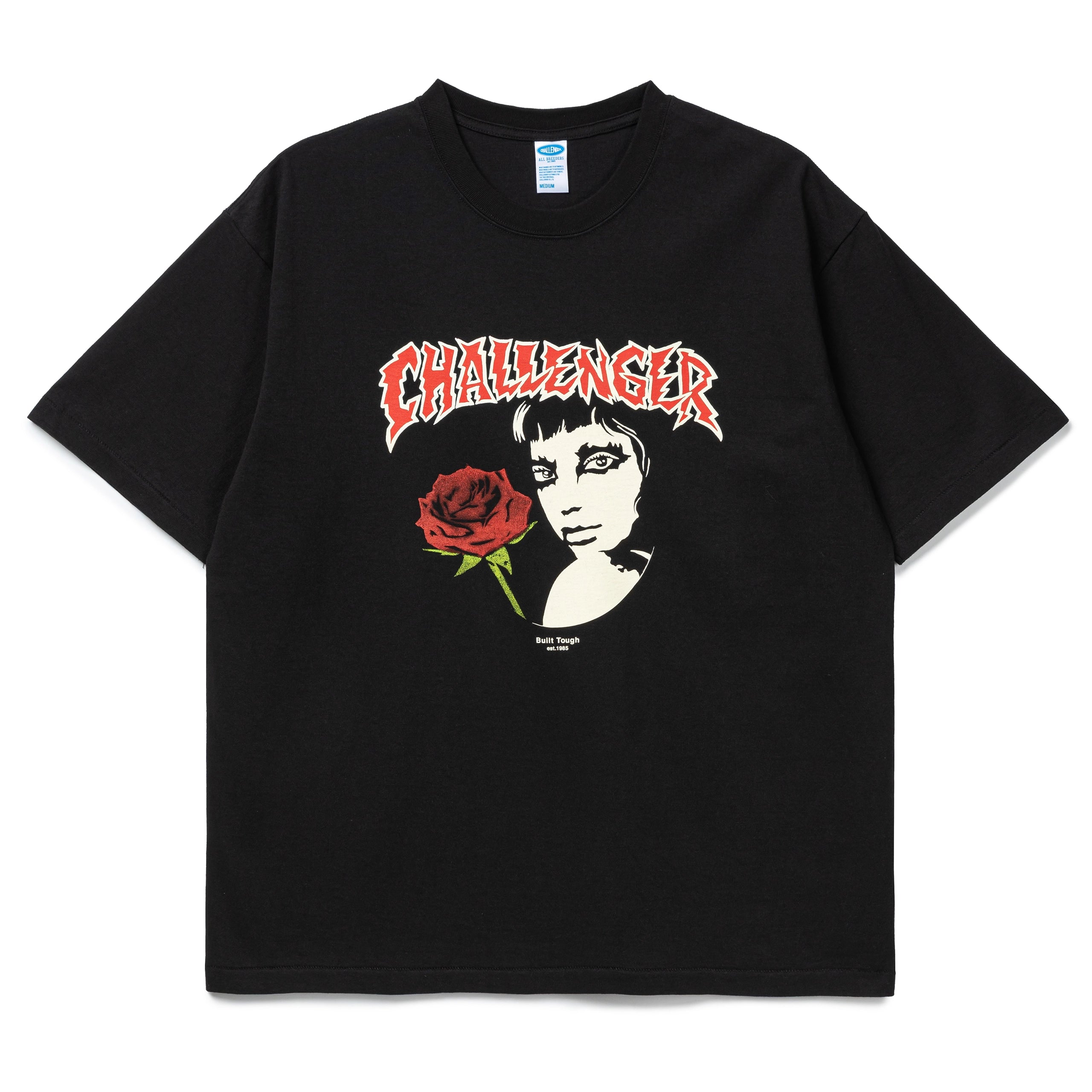 Challenger Rosegirl Tee | Black