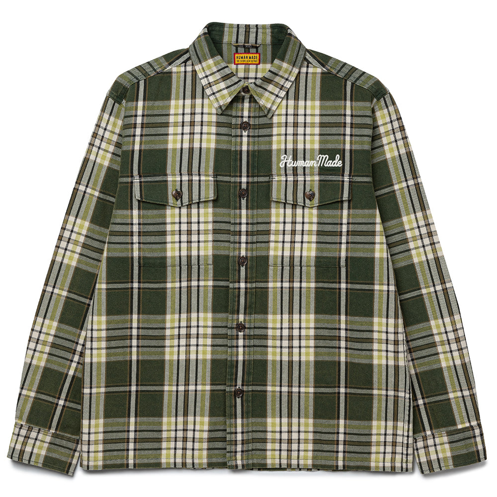 Human Made Check Shirt | Green