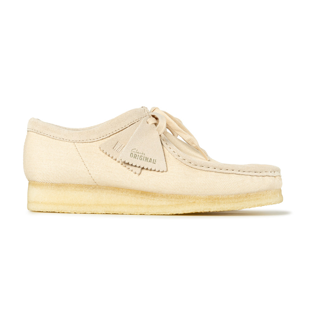 Clarks Wallabee Taupe Canvas | Taupe