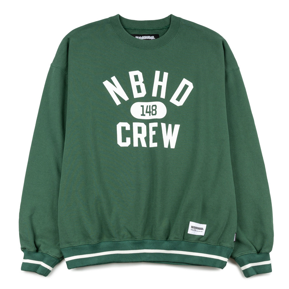 Neighborhood College LS Sweatshirt | Green