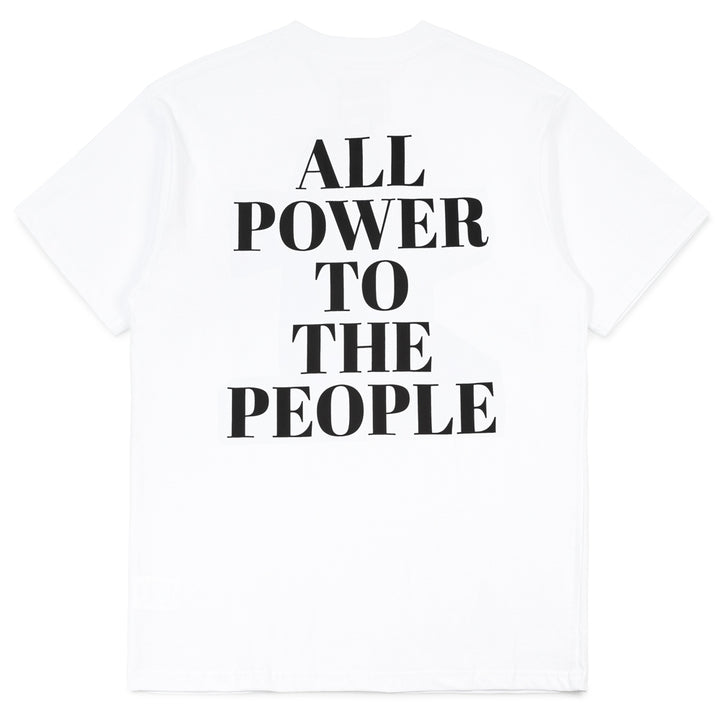 Daily Power To People Tee | White