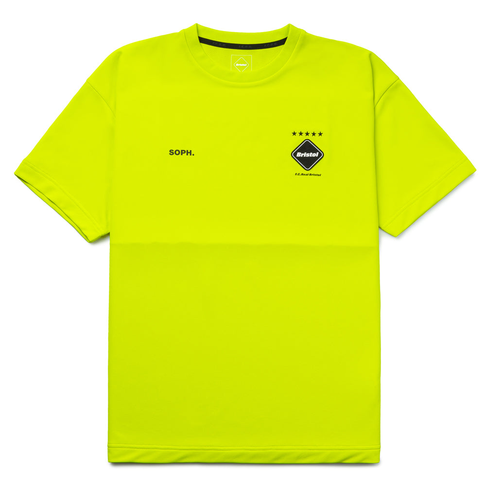F.C.Real Bristol Big Logo Wide Tee | Yellow – CROSSOVER