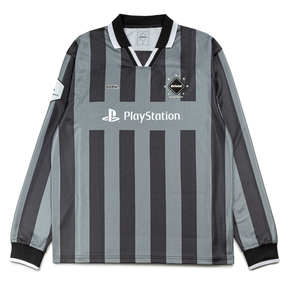 F.C.Real Bristol Oversized L/S Game Shirt | Black