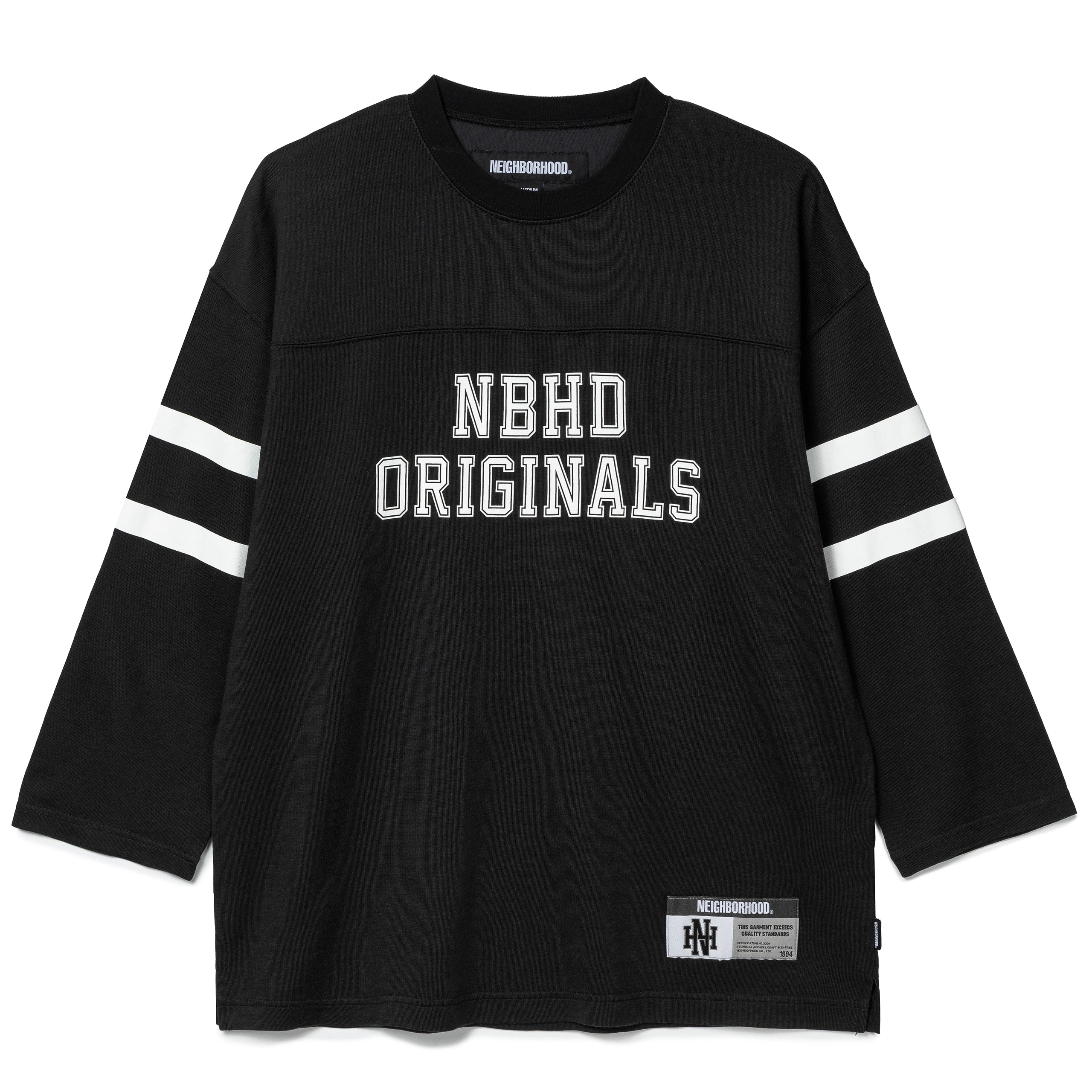 Neighborhood Football L/S Tee | Black