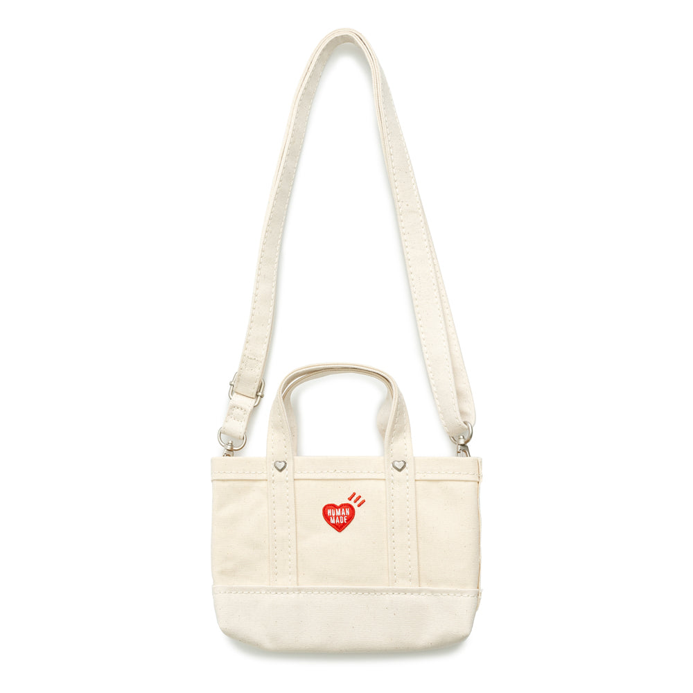 Human Made Heavy Canvas Mini Shoulder Tote | White – CROSSOVER