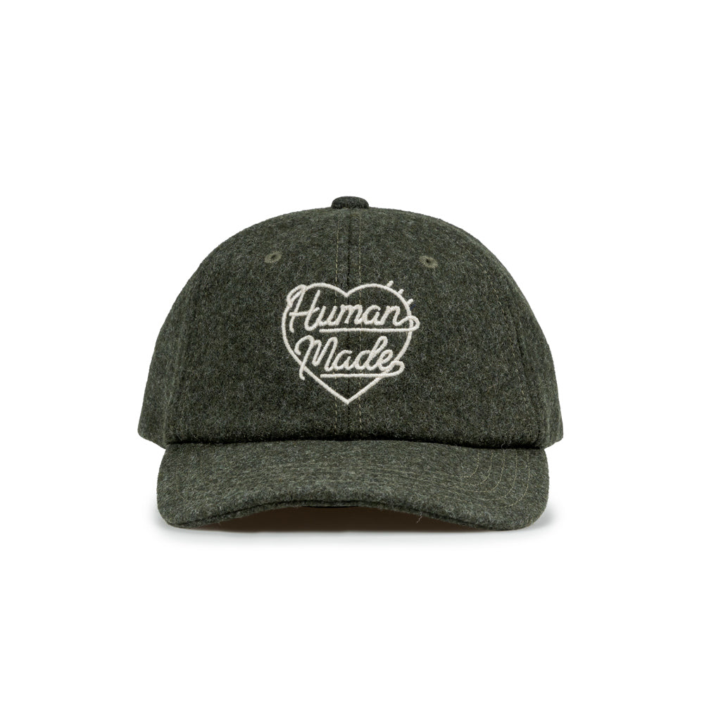 Human Made 6 Panel Wool Cap | Green