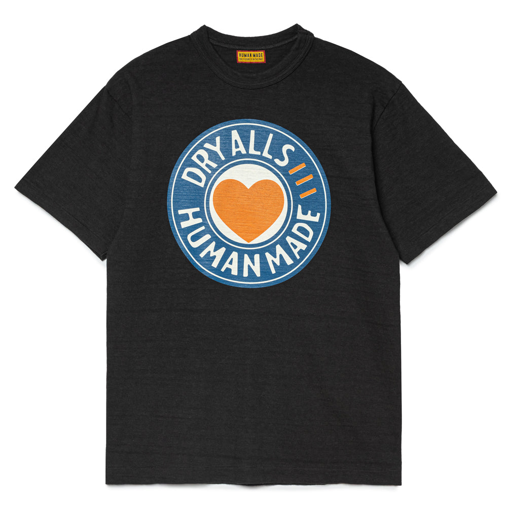 HUMAN MADE Heart T-Shirt Black/Orange