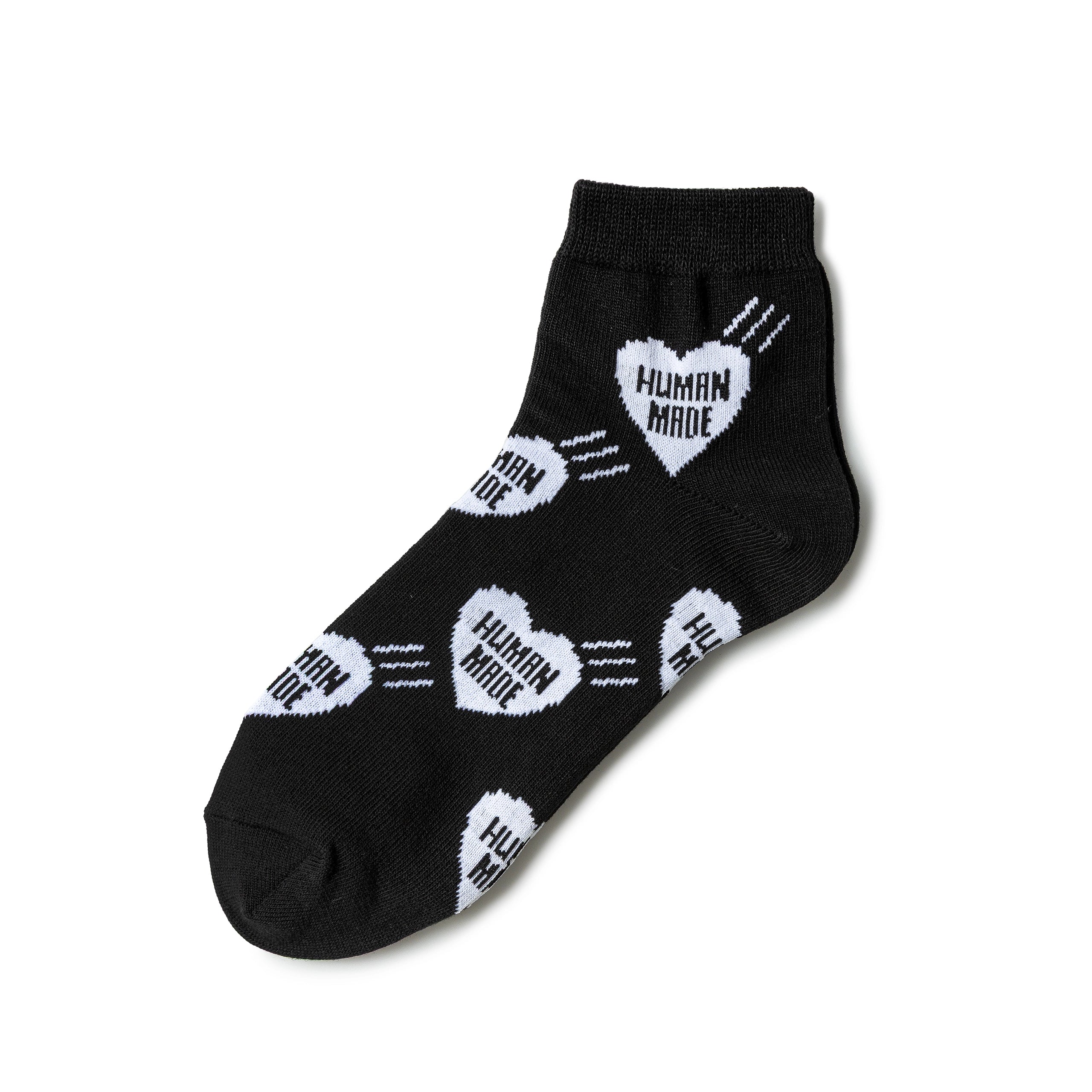 Human Made Heart Short Socks | Black