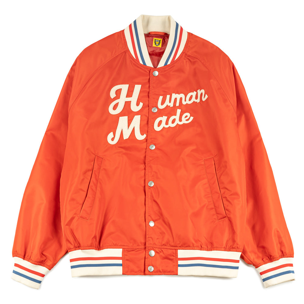 Human Made Nylon Stadium Jacket | Red