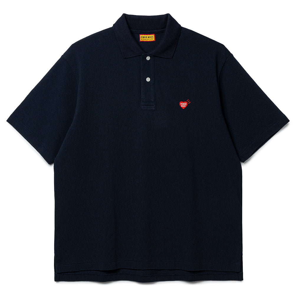 最安値HUMAN MADE POLO SHIRTネイビー Lサイズ Human Made Polo Shirt | Navy