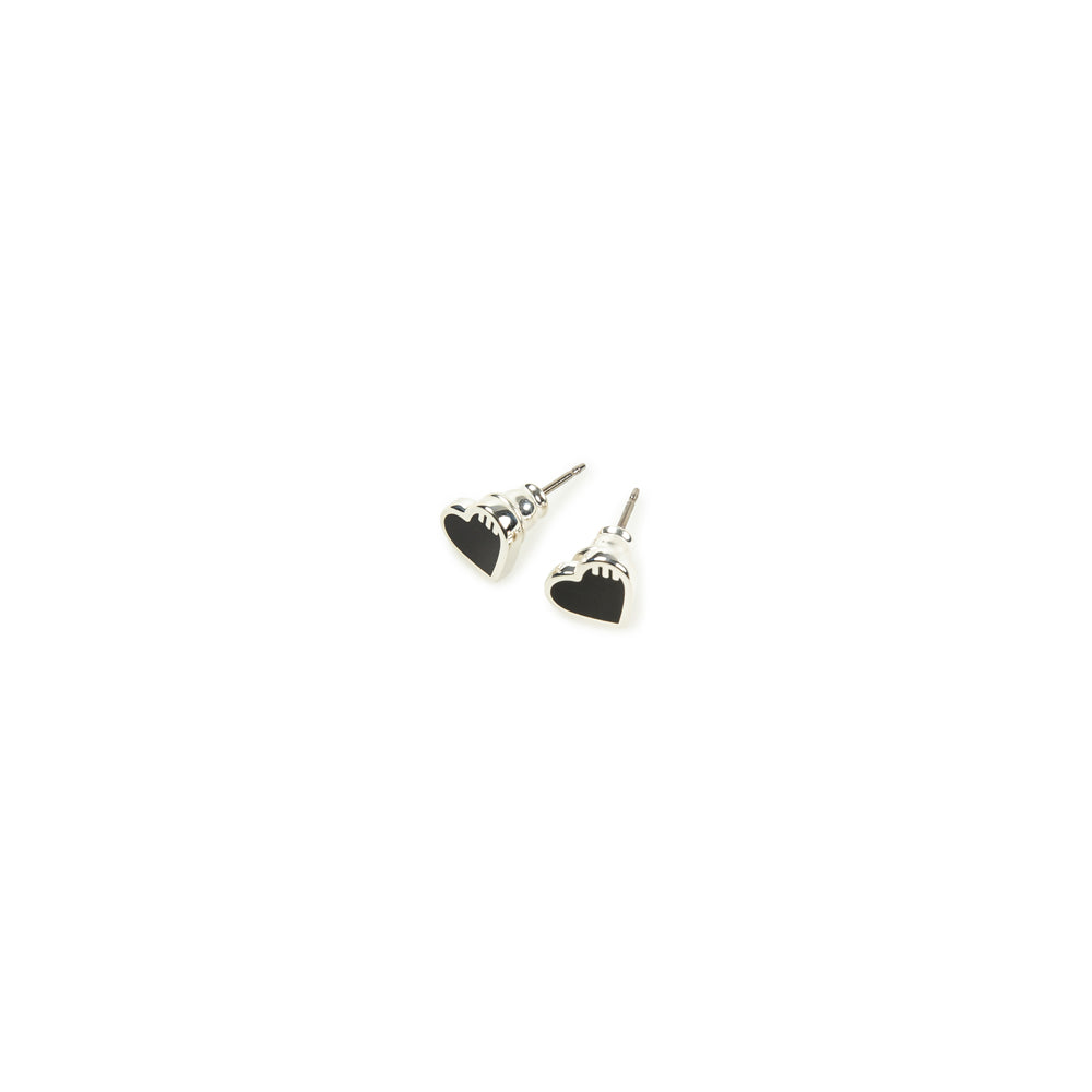 オンラインストア通販売 HUMAN MADE Heart Silver Earring Black