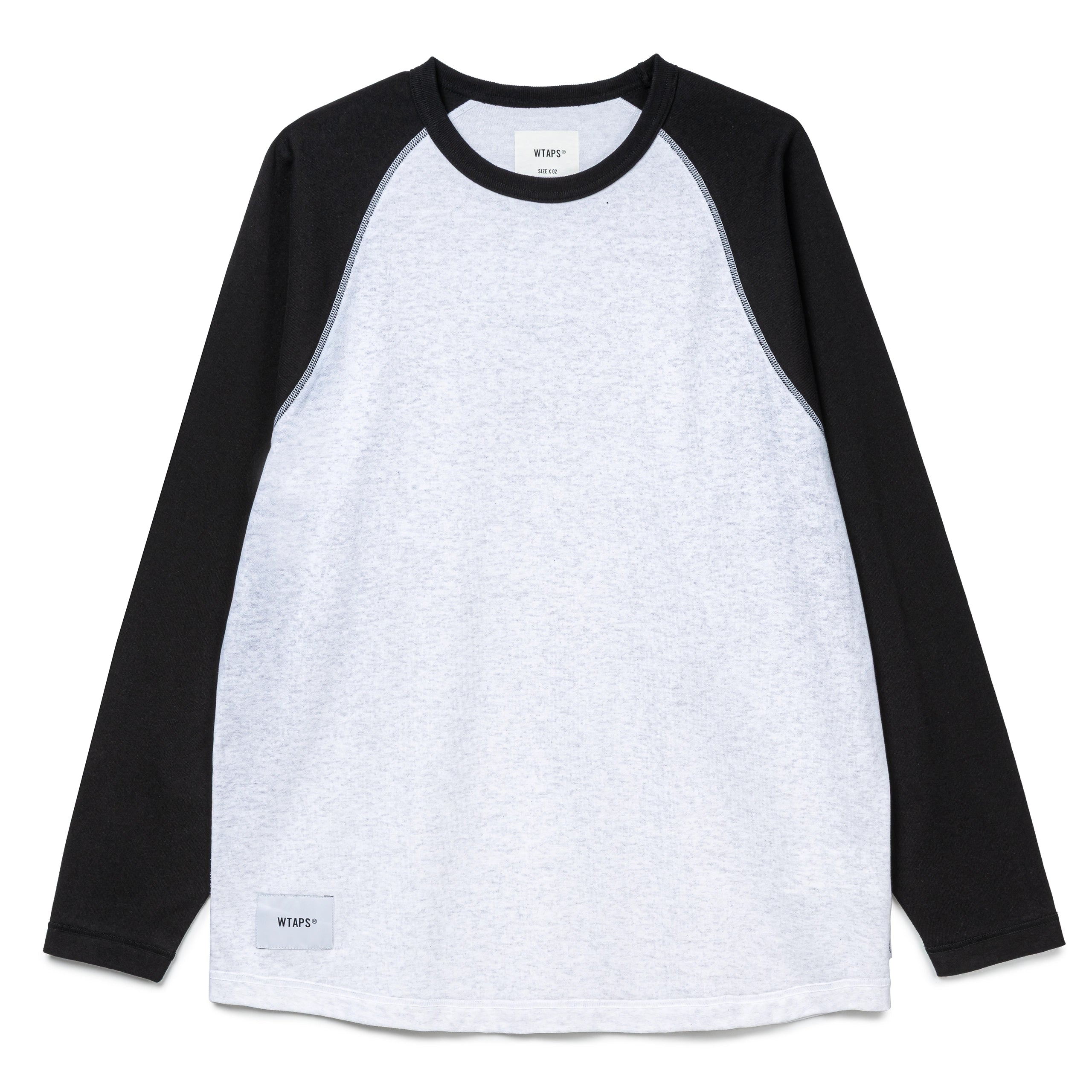 トップス WTAPS IAN / LS / COTTON BLACK X LT GRAY IanLSCottonBlackLightGray_1.