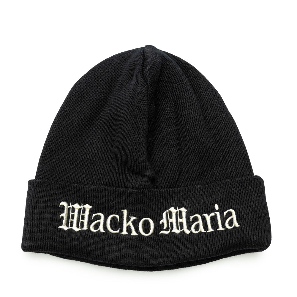Wacko Maria Knit Watch Cap (Type-2) | Black – CROSSOVER