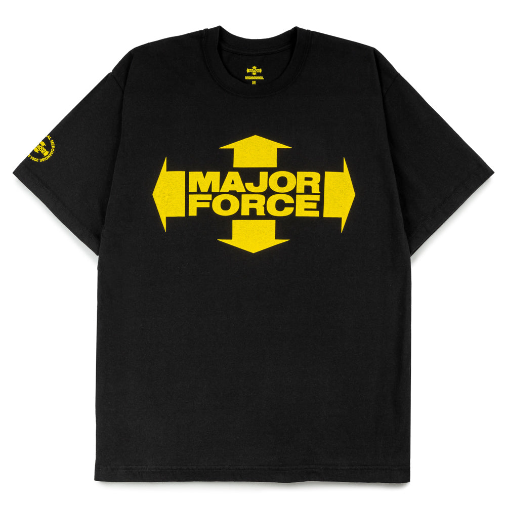 Neighborhood NH. x Major Force. Tee | Black – CROSSOVER