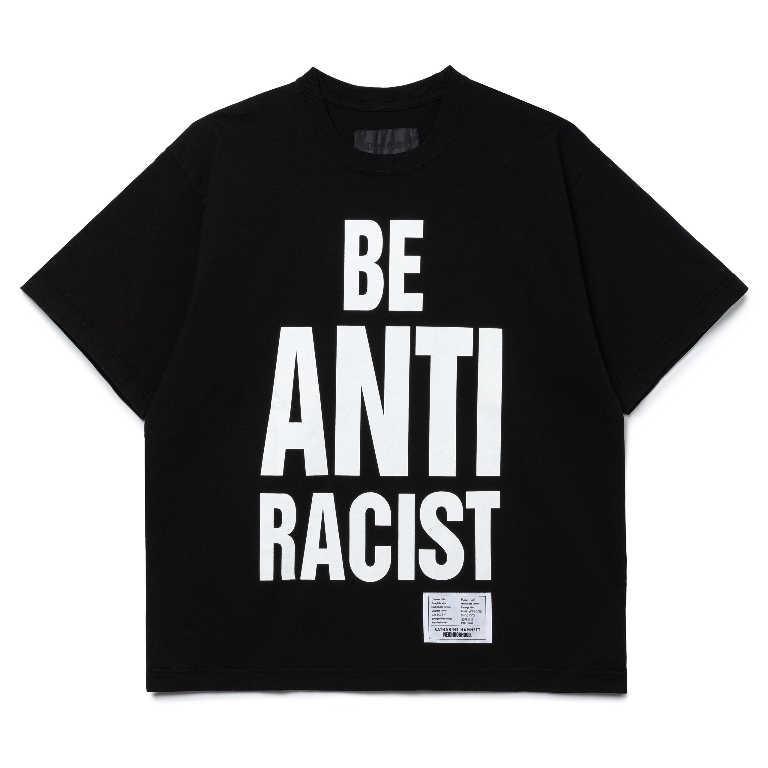 トップス CREW NECK TEE KATHARINE NH x Katharine Hamnett . Crewneck SS-1 | Black