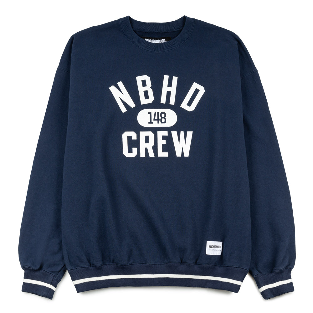 Neighborhood College LS Sweatshirt | Navy