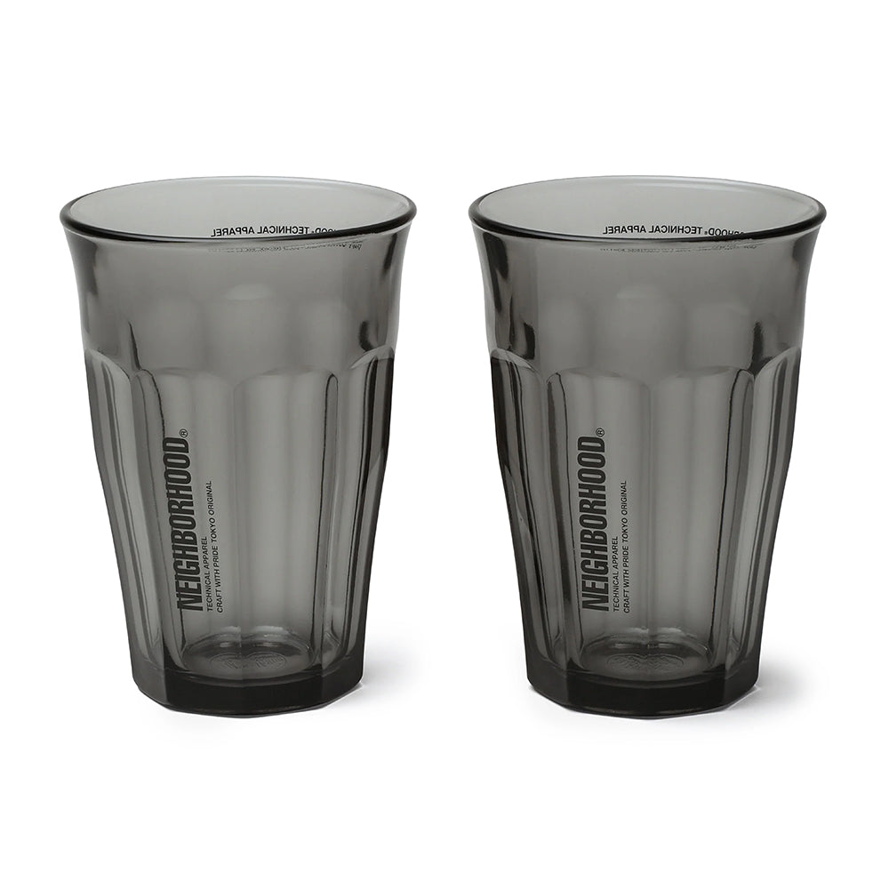 Neighborhood Logo Duralex Glass-L Set | Gray
