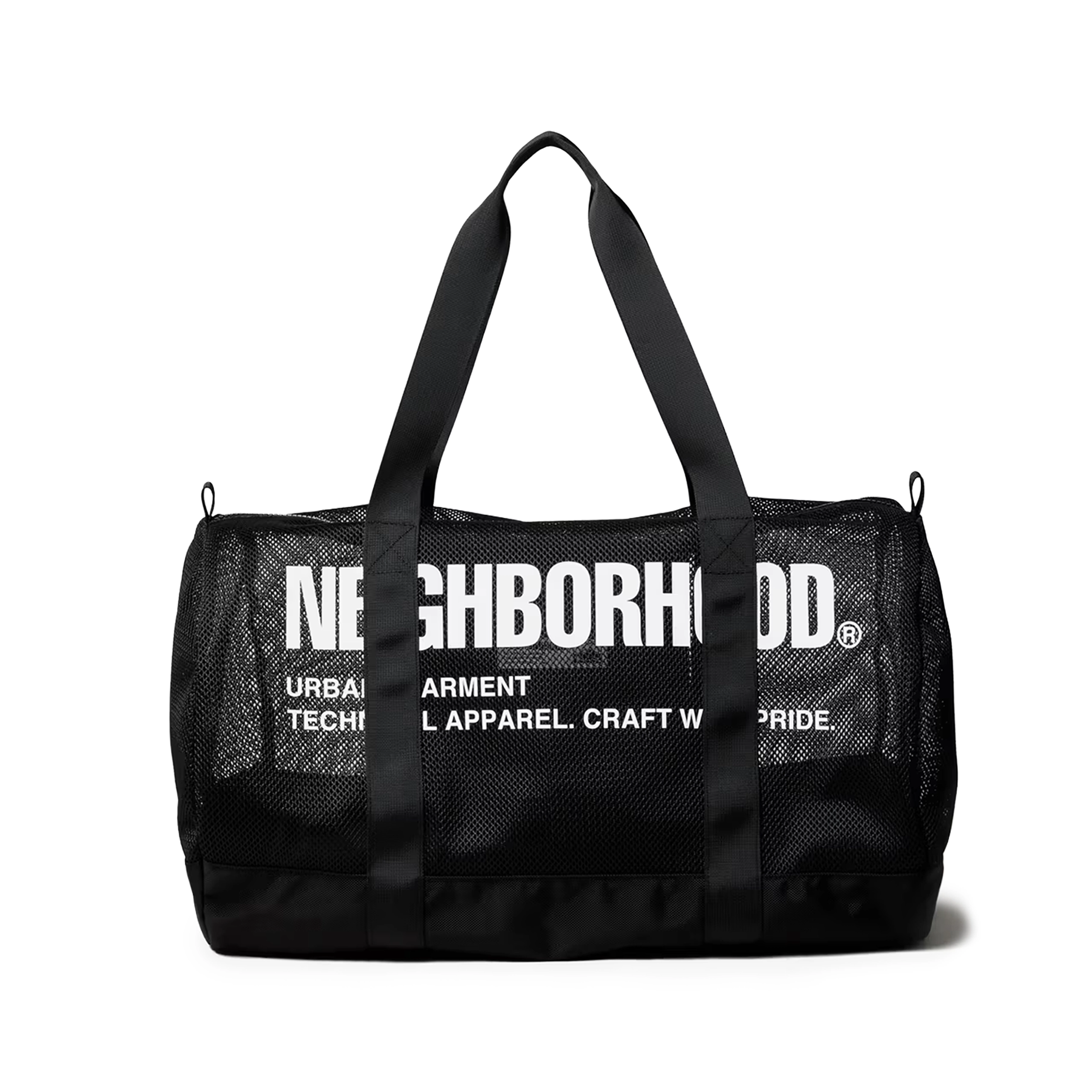 バッグ NEIGHBORHOOD POCKETABLE BOSTON BAG Neighborhood Mesh Boston Bag | Black