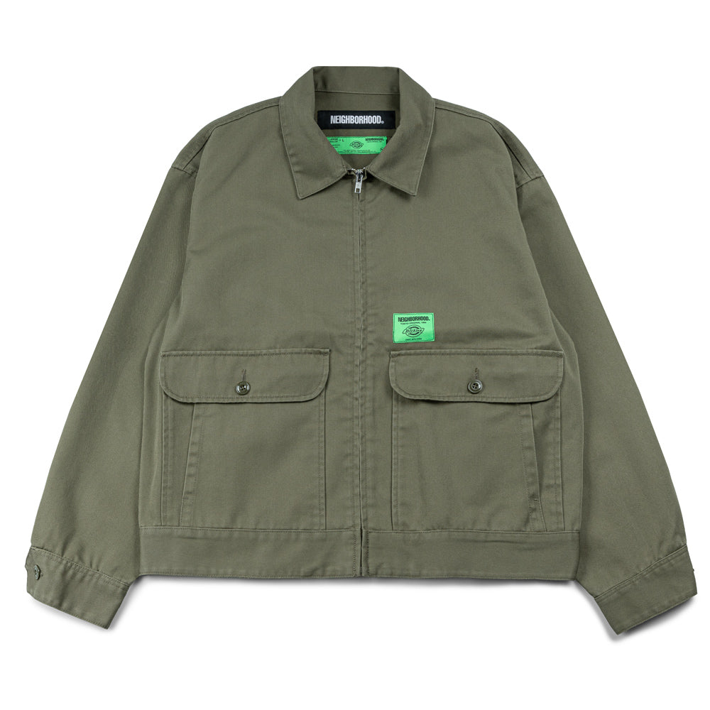 Neighborhood X Zip Work Jacket Olive Drab1