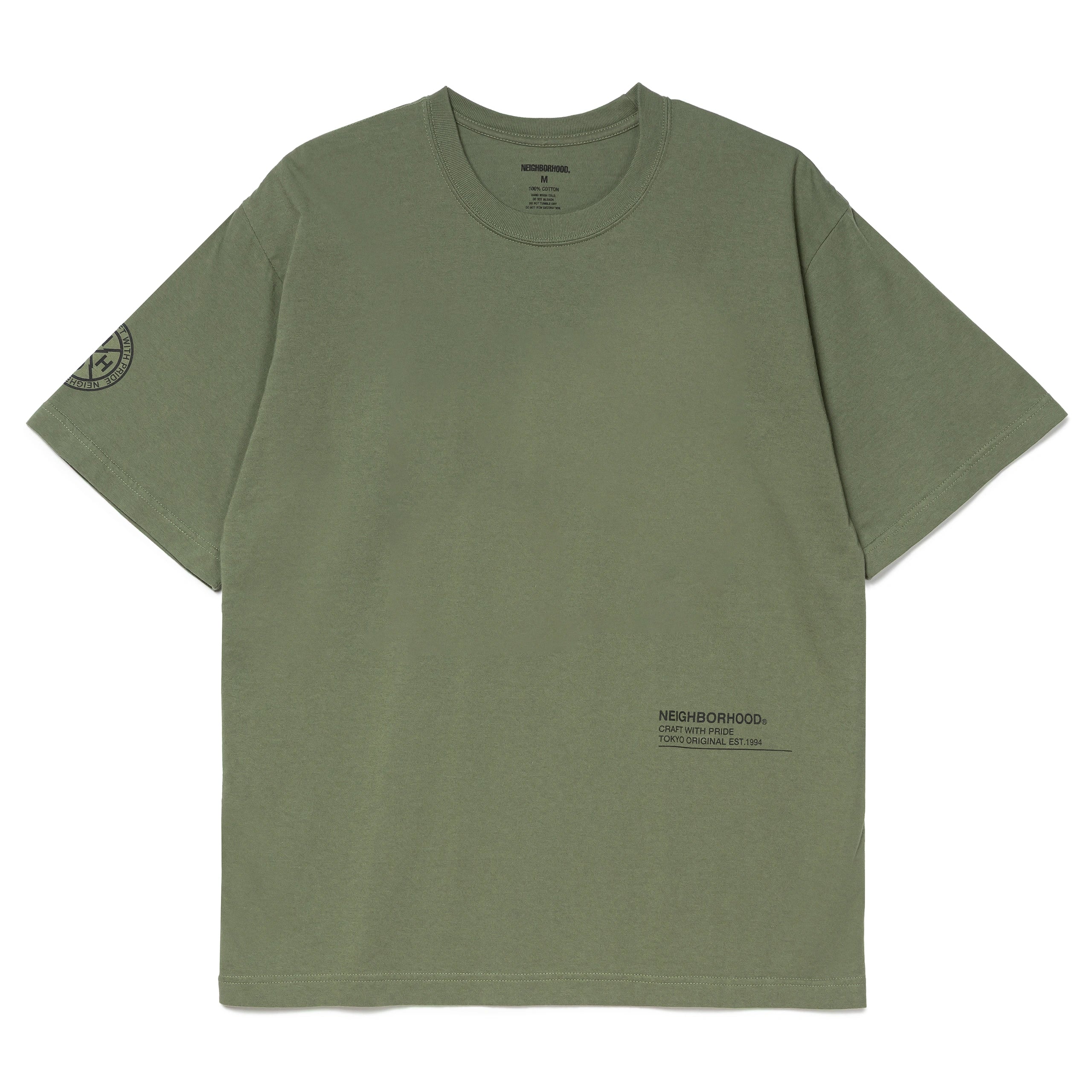 サイズL NEIGHBORHOOD NH 251 SPOT TEE olive NeighborhoodNH251SPOT.SS-