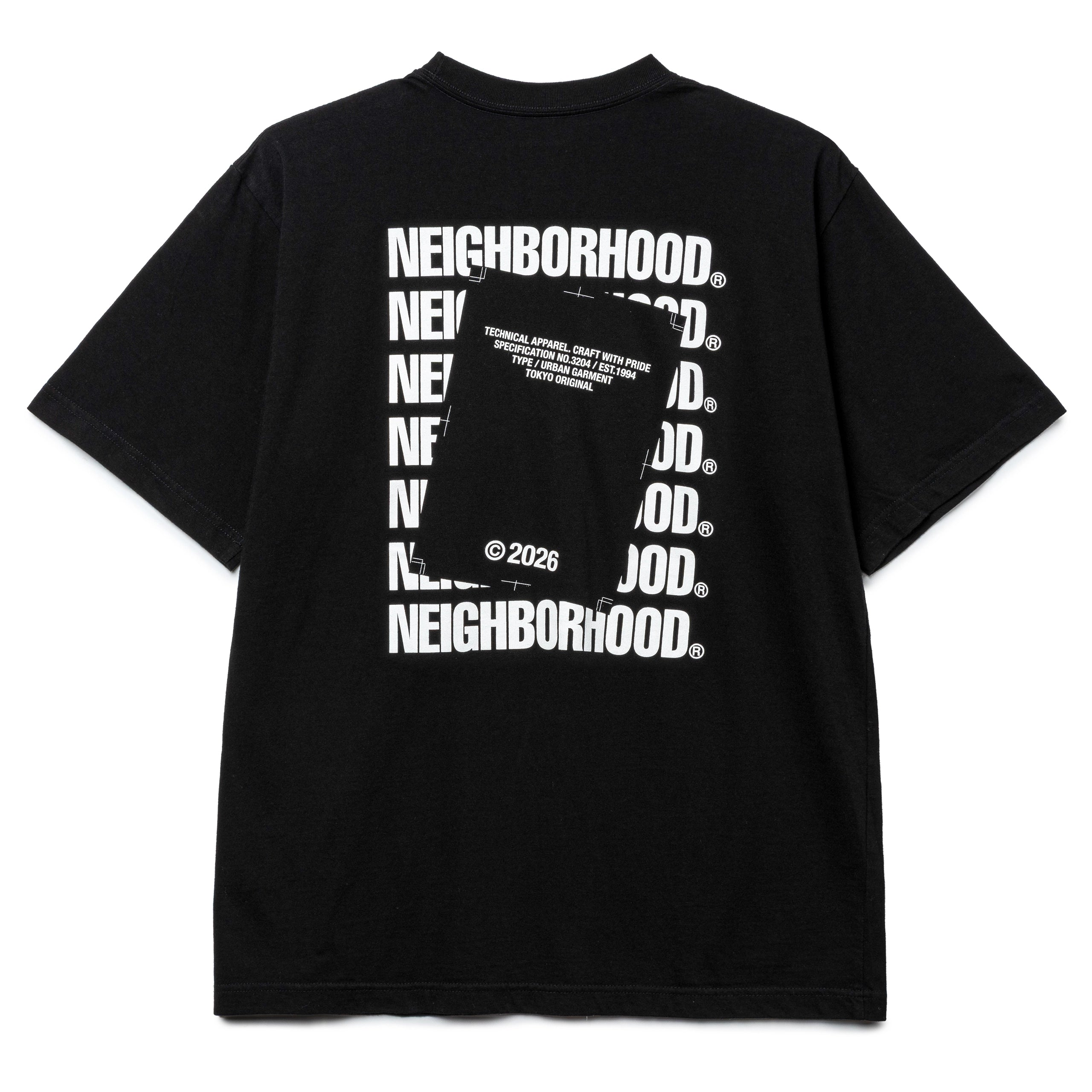 Neighborhood NH 261 Spot . SS-3 Tee | Black