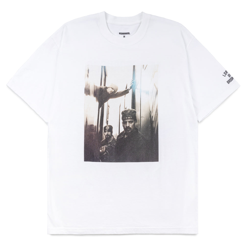 Neighborhood NH x Lordz of Brooklyn. SS 1 Tee |White