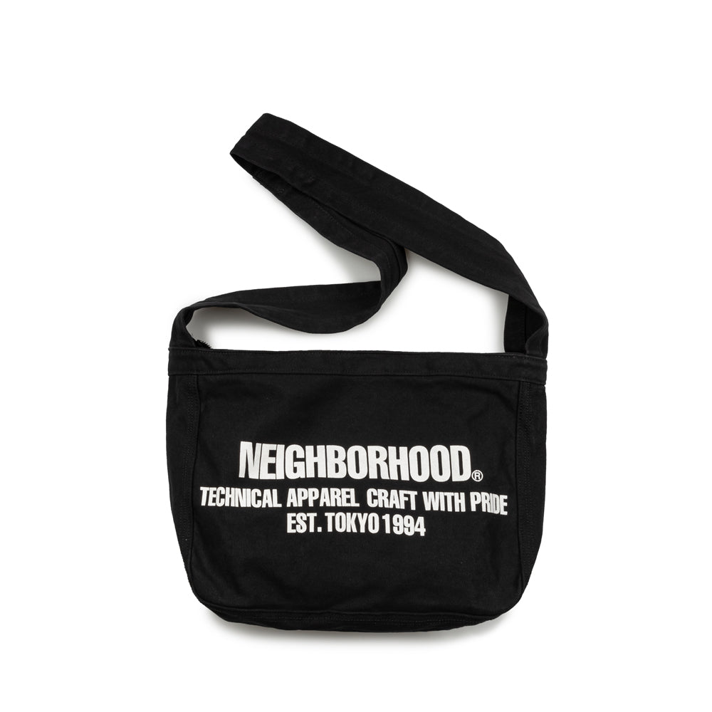 Neighborhood Newspaper Bag | Black – CROSSOVER