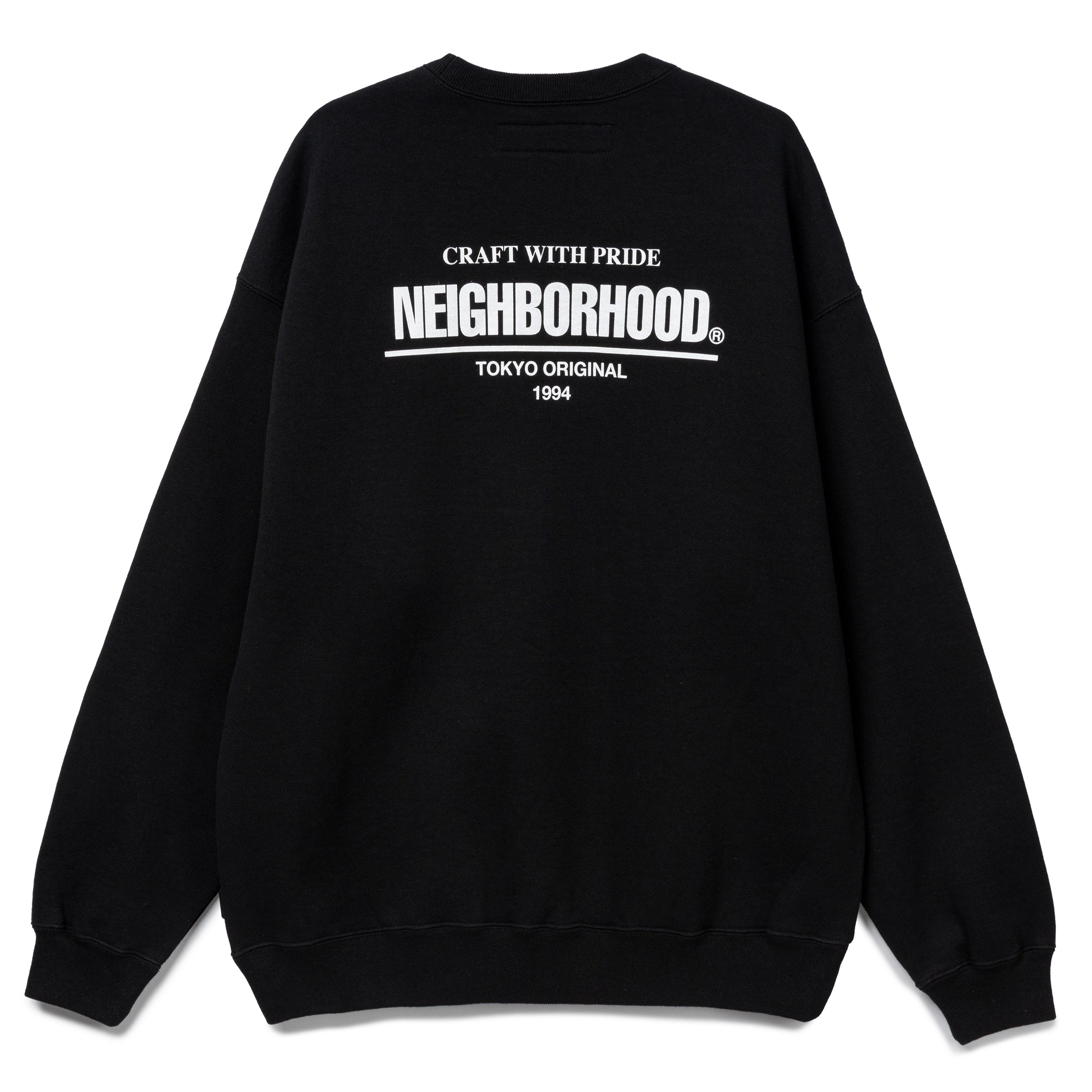 Neighborhood Plain Crewneck Sweat | Black