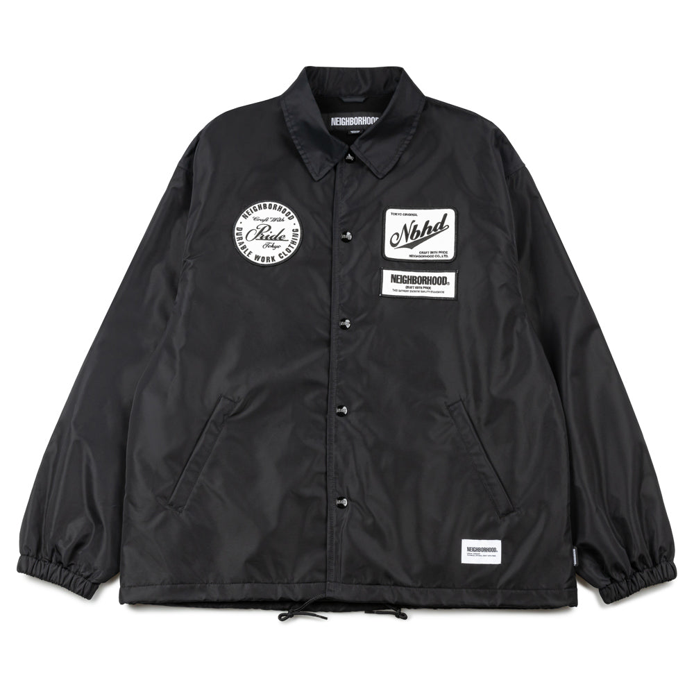 Neighborhood Windbreaker Jacket-2 | Black