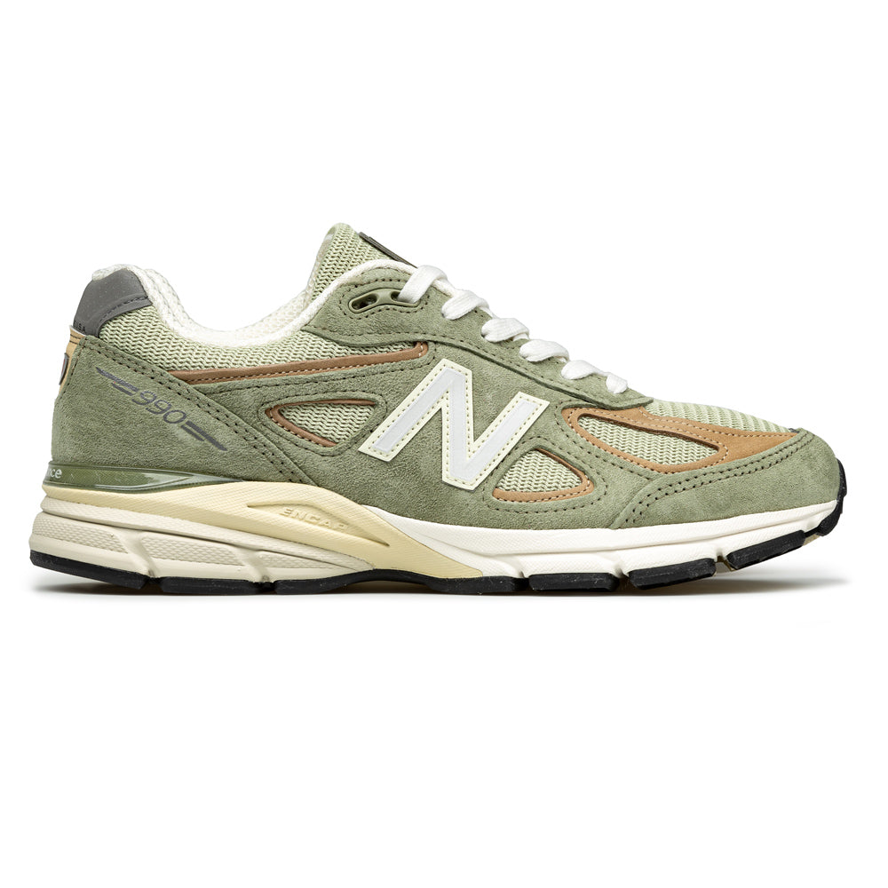 New Balance x Teddy Santis 990v4 Made In USA | Olive – CROSSOVER