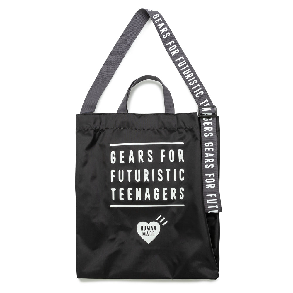 Human Made Nylon Heart 2-Way Tote | Black – CROSSOVER