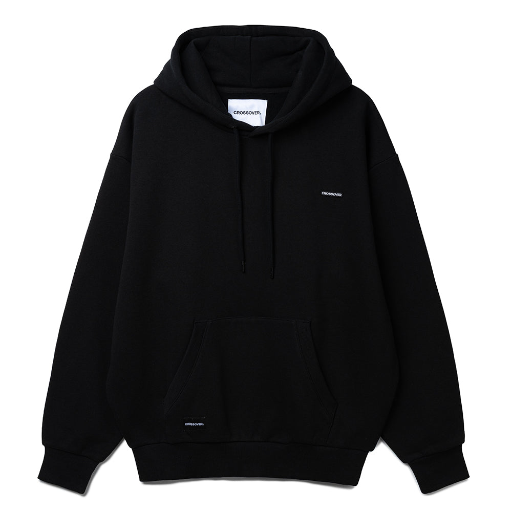 Crossover Signature Core Box Logo Pullover Hoodie | Black