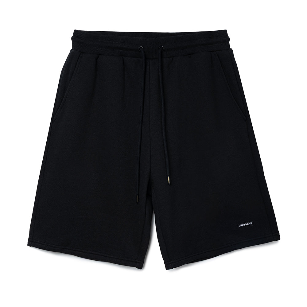 Crossover Signature Core Box Logo Sweat Short | Black