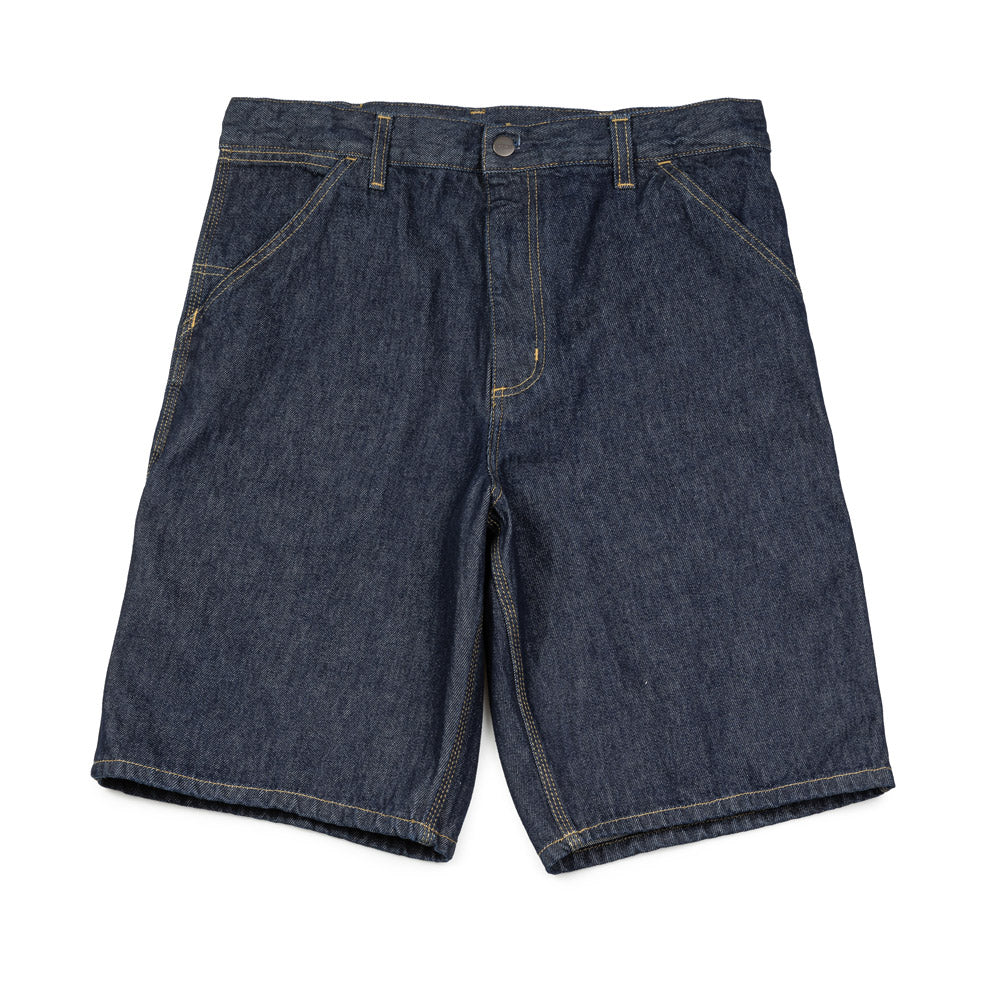 Carhartt WIP Single Knee Short | Blue (Rinsed)