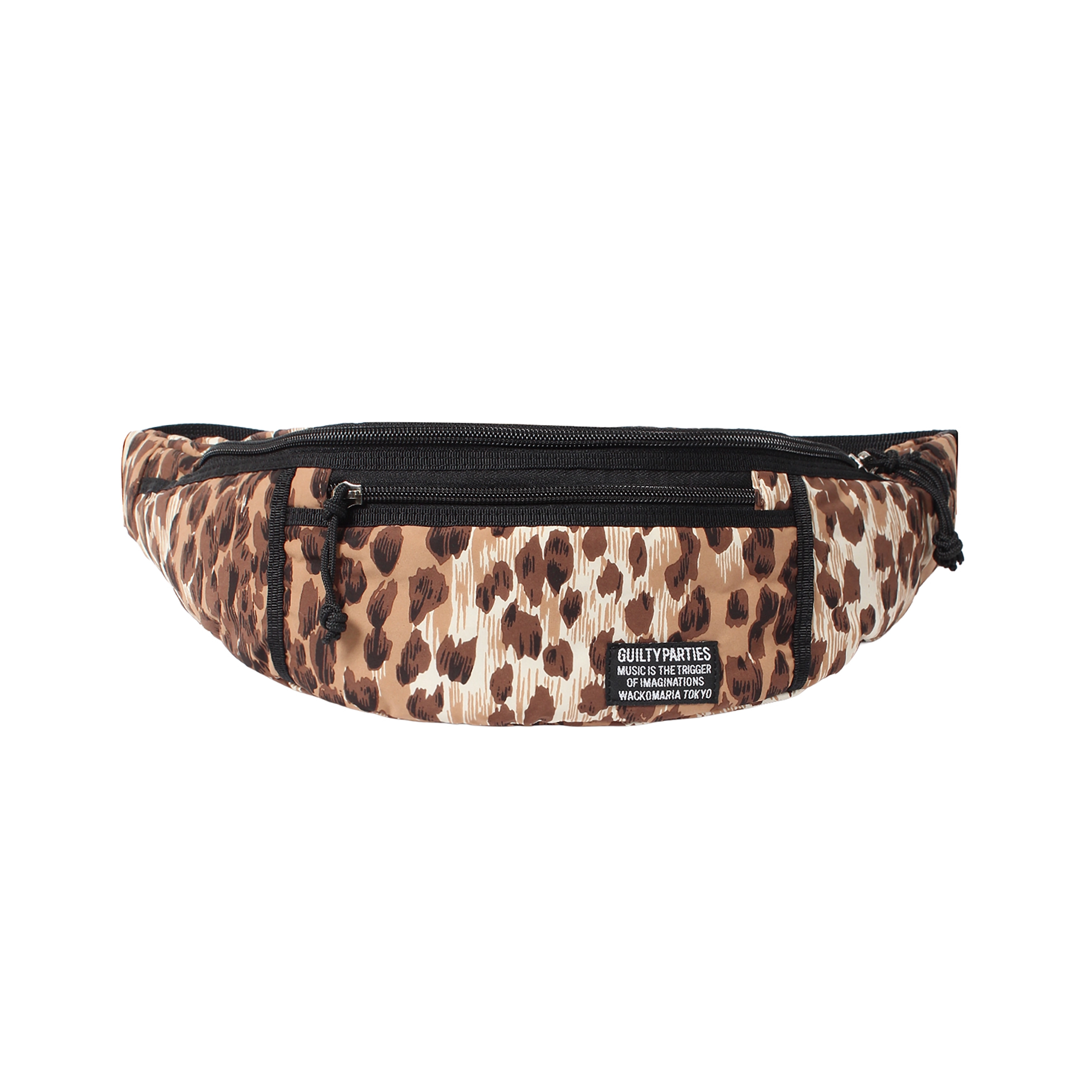 Wacko Maria x Speak Easy Leopard Waist Pouch Type-2 | Beige Wacko Maria x Speak Easy Leopard Waist Pouch Type-2 | Beige