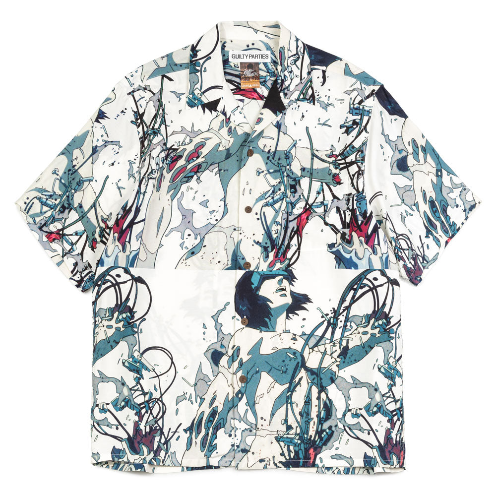 Ghost in the Shell Hawaiian Shirt (Type-4) | White