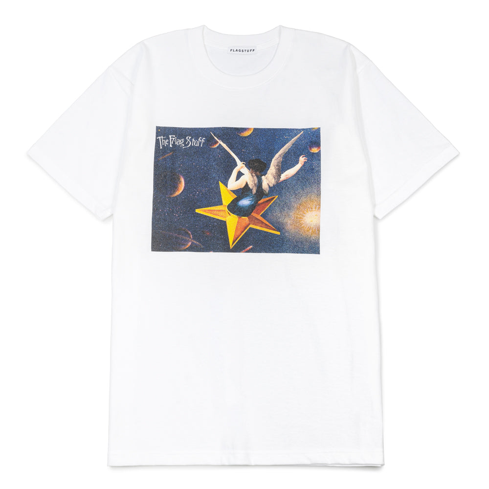 Flagstuff Up To No Good Tee | White – CROSSOVER
