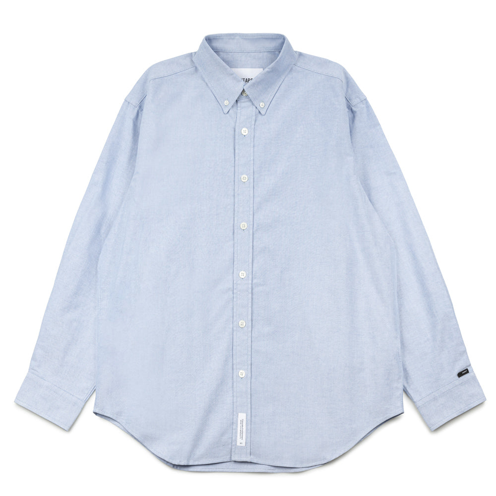 WTAPS BD 01 / LS / Cotton. Oxford | Blue