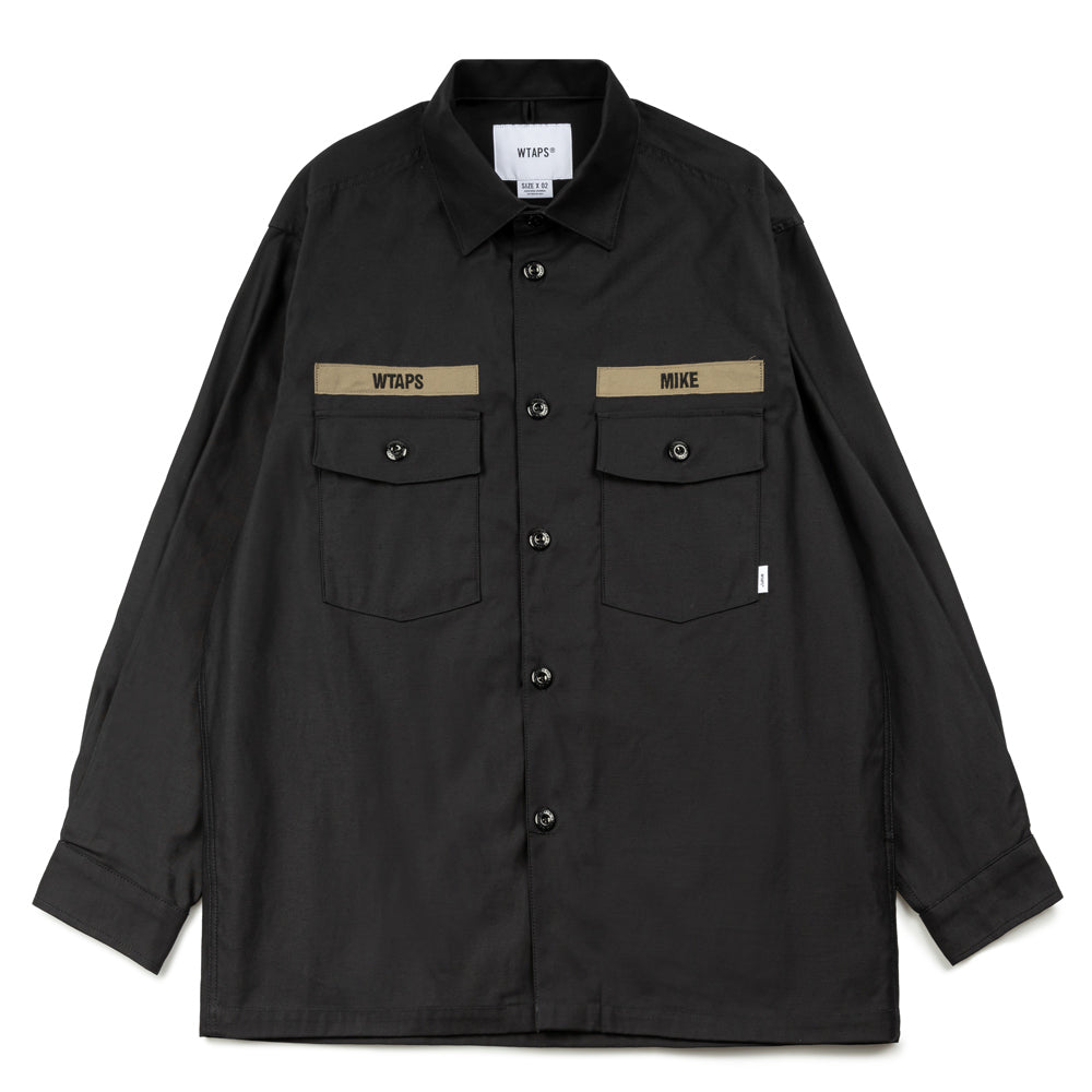 WTAPS CBW / LS / Cotton. Satin | Black